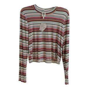 NWT Self Esteem Long Sleeve Top